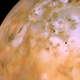 The Loki volcano erupting on Io in 1979, as captured by NASA’s Voyager 1 spacecraft.
